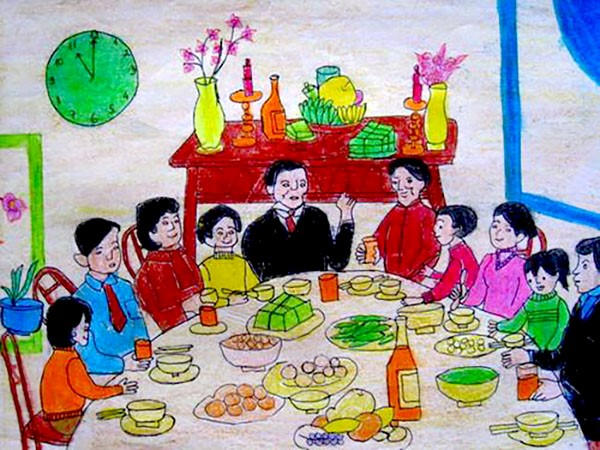Trẻ em là niềm hạnh phúc của gia đình, và vẽ tranh là một hoạt động thú vị và giáo dục. Hãy cùng khám phá tác phẩm nghệ thuật của các em nhỏ và cảm nhận tình cảm và sự hiếu khách trong ngày Tết truyền thống của Việt Nam.